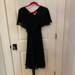 Kate Spade black flowy dress size 6